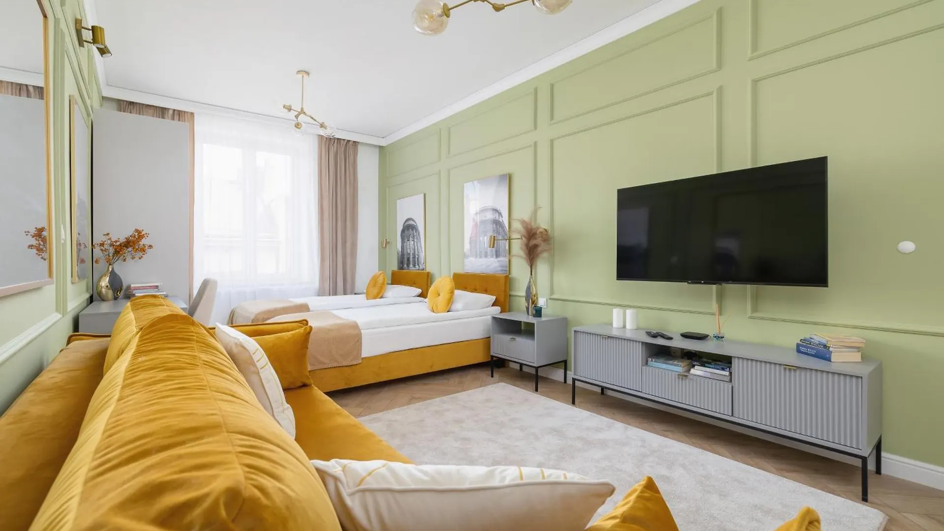 Starowislna Elegant Apartment With Air Conditioning Kazimierz Cracow By Renters Prestige Krakow