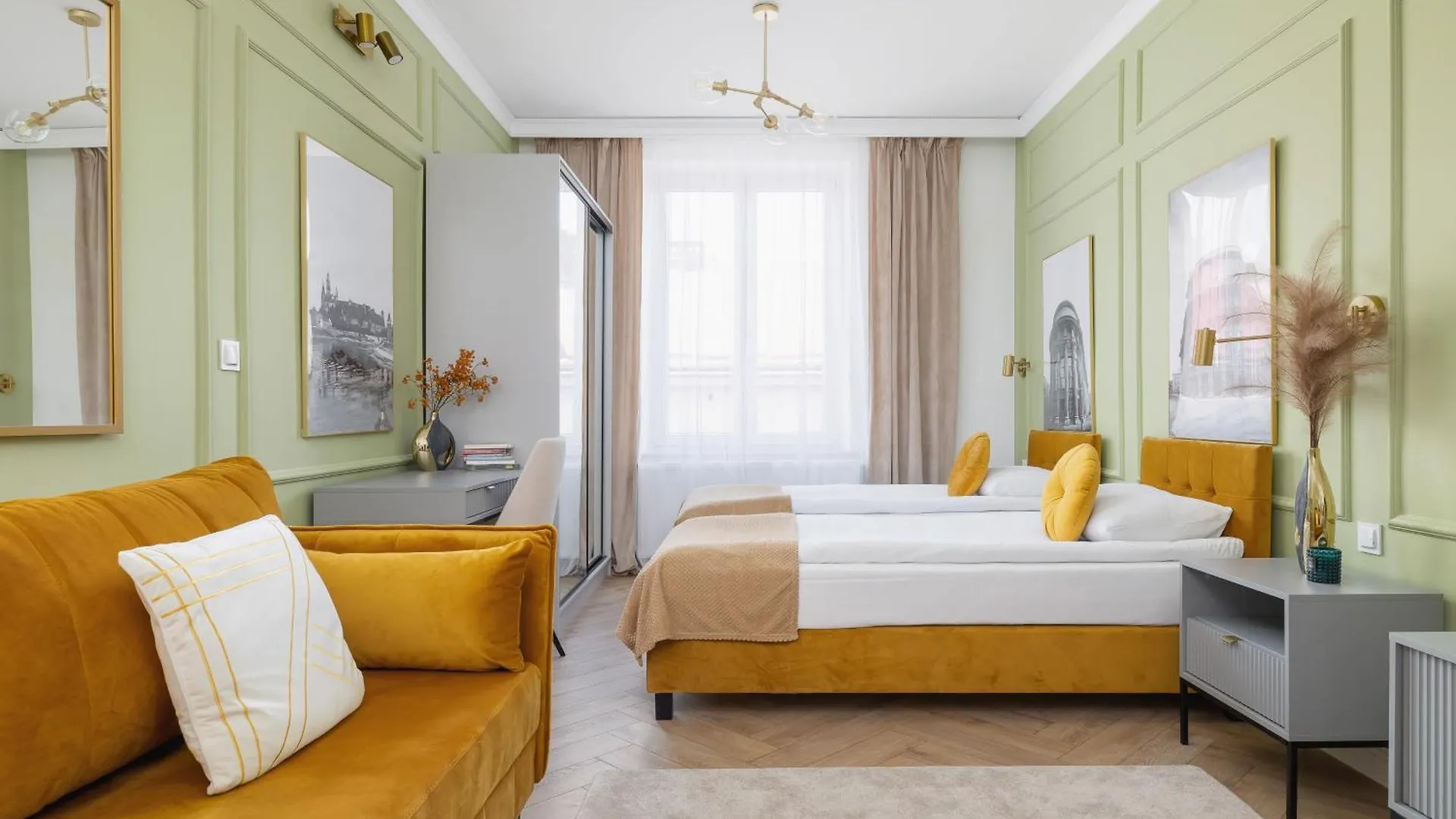 Starowislna Elegant Apartment With Air Conditioning Kazimierz Cracow By Renters Prestige Krakow
